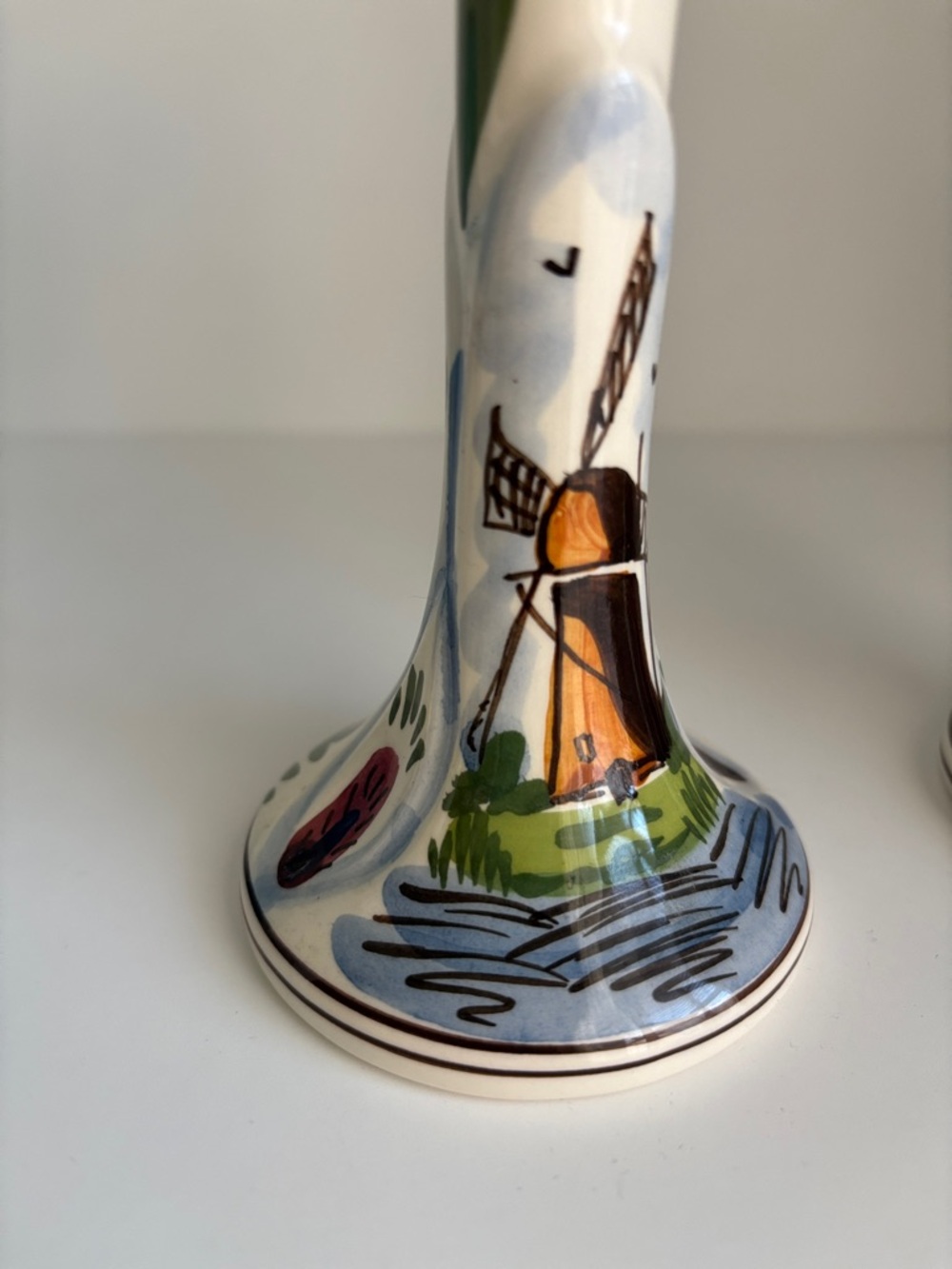 Hand painted Dutch Candlesticks from Amsterdam - Picture 2 of 5